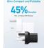 Anker 323, 33W Wall Charger + USB-C To C Cable 90CM, USB Type-A & USB Type-C Interface, ActiveShield Safety System, Portable, Universal Compatibility, Black